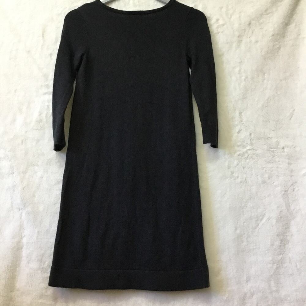 Loft Gray Long Sleeve Sweater Dress - Picture 6 of 9